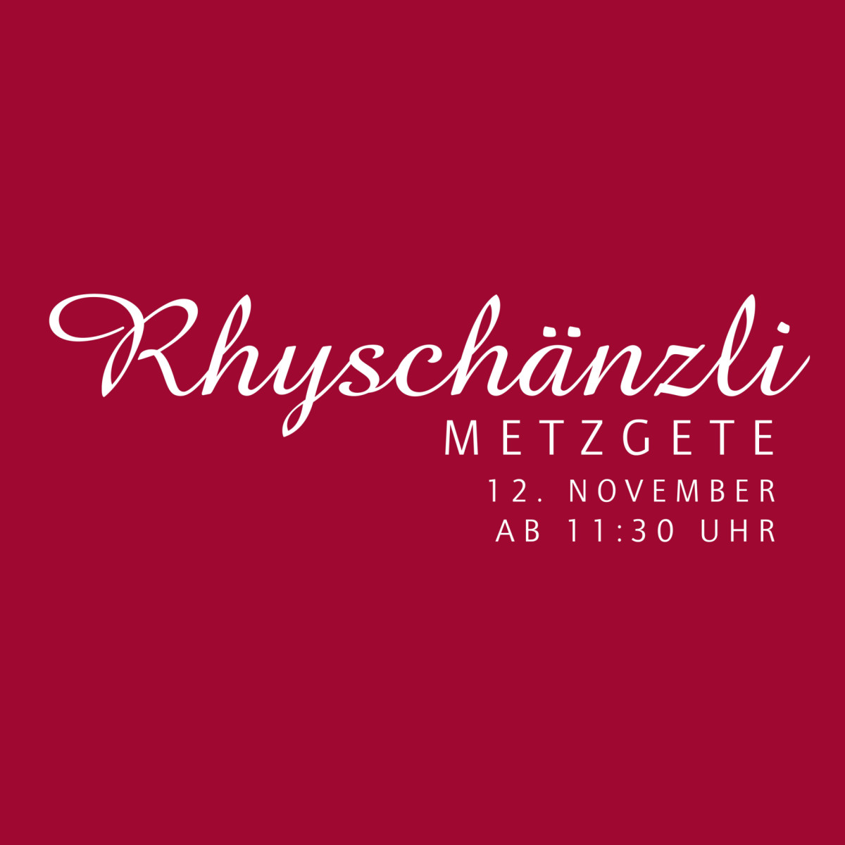 Metzgete-Plausch